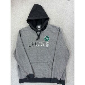 Boston Celtics Hardwood Classics Stitched Hoodie Sweatshirt (Men's XL) Gray